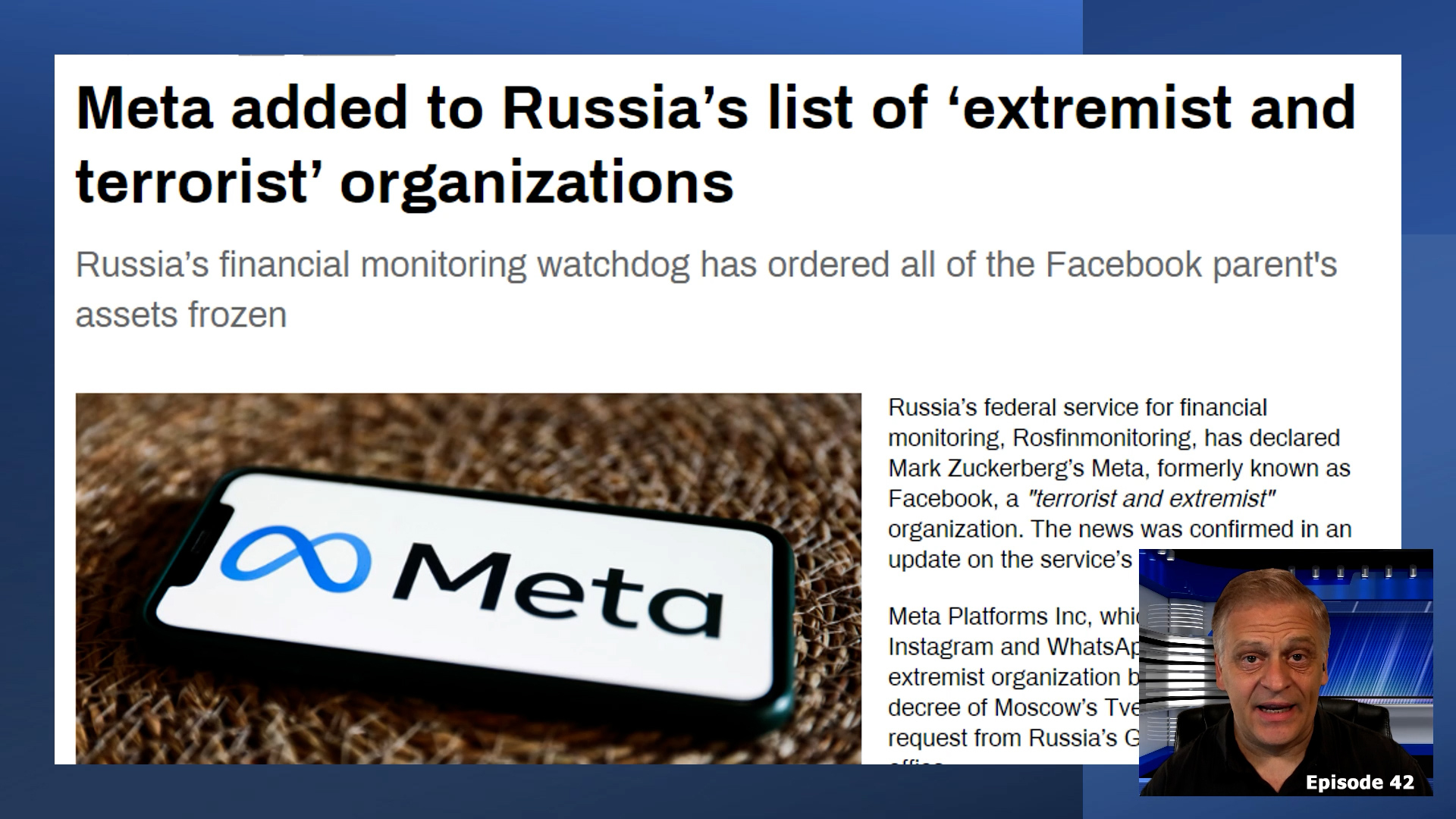 Facebook Meta on Terror List