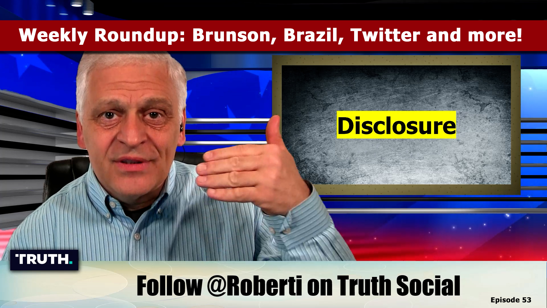 Brunson Case Updates, Brazil, Trump, and Twitter